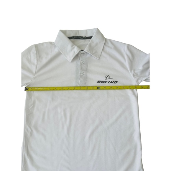 Boeing men’s White collared 3 buttons shirt size small NEW - Picture 7 of 9